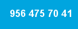 956 475 70 41 956 475 70 41